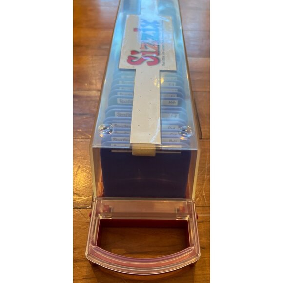 NEW Sizzix Sizzlits Alphabet Set Nouveau With Storage Case - Picture 4 of 4